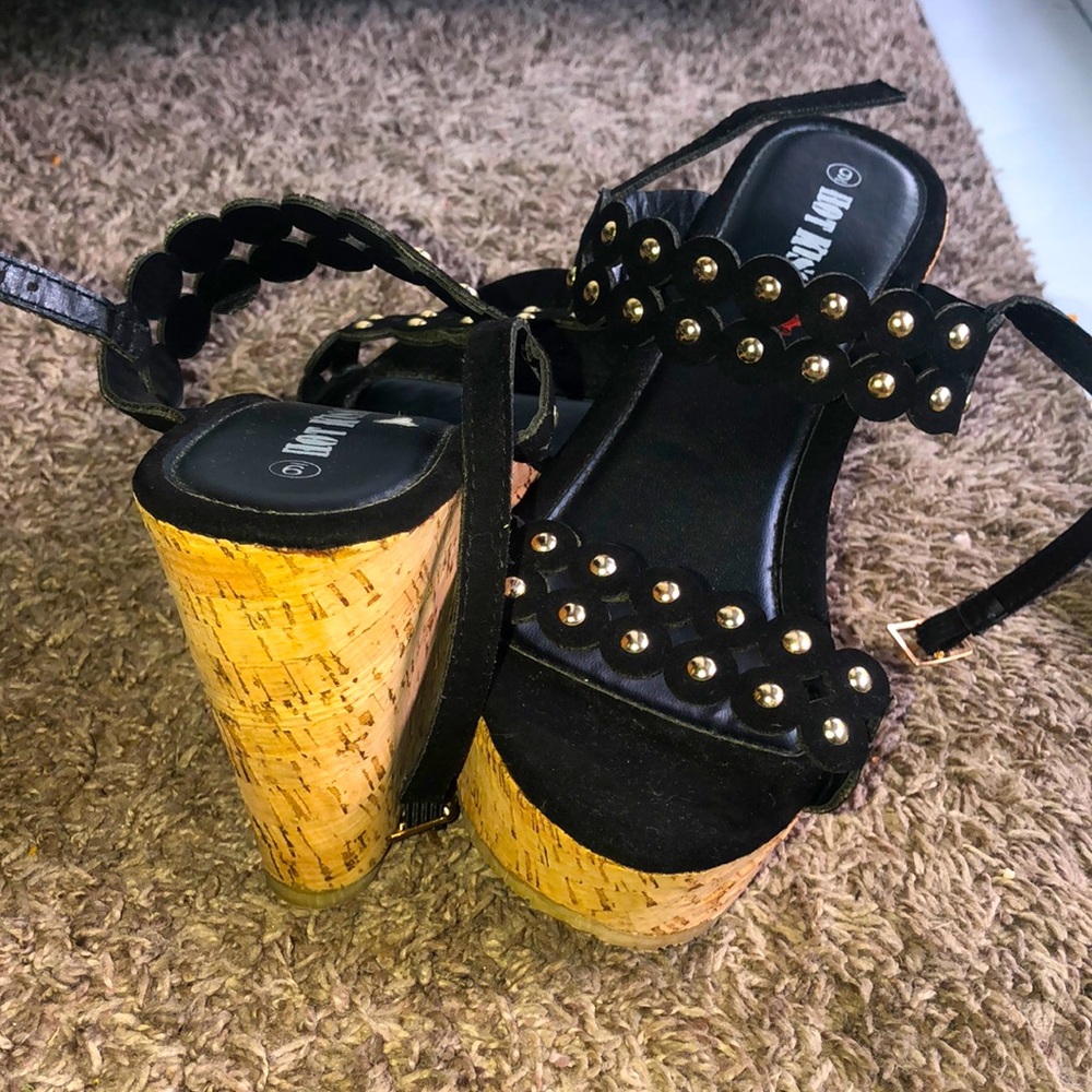 Woman, sandals